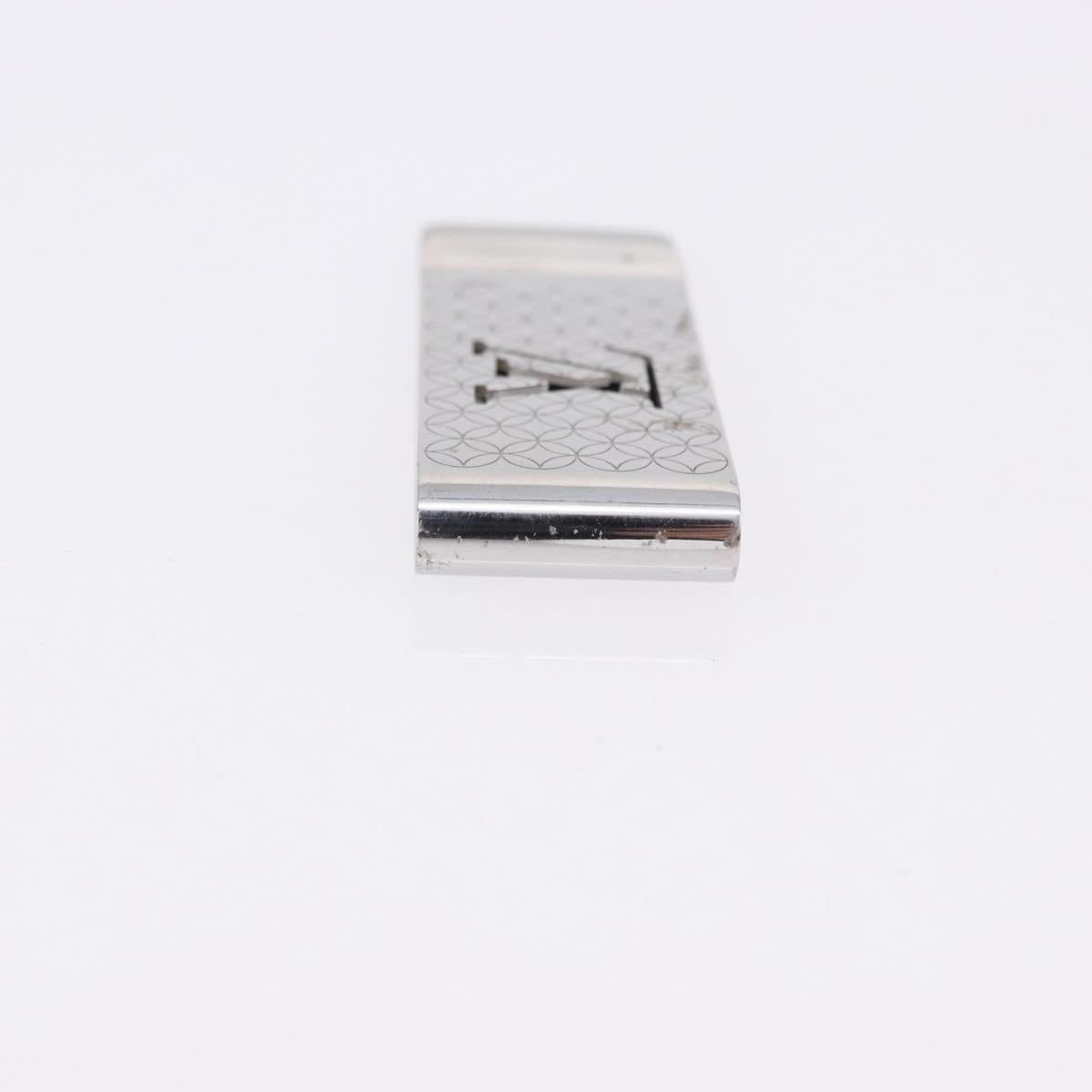 LOUIS VUITTON Steel Bill Clip Champs Elysees Clip Silver M65041 LV Auth BA14266