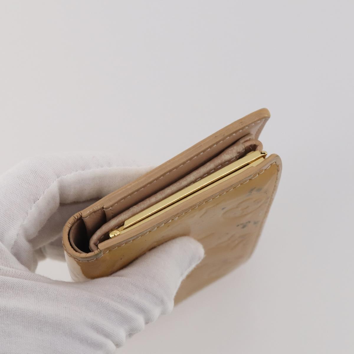 LOUIS VUITTON Monogram Vernis Epi Wallet 4 Set Red Beige Brown LV Auth BA14267