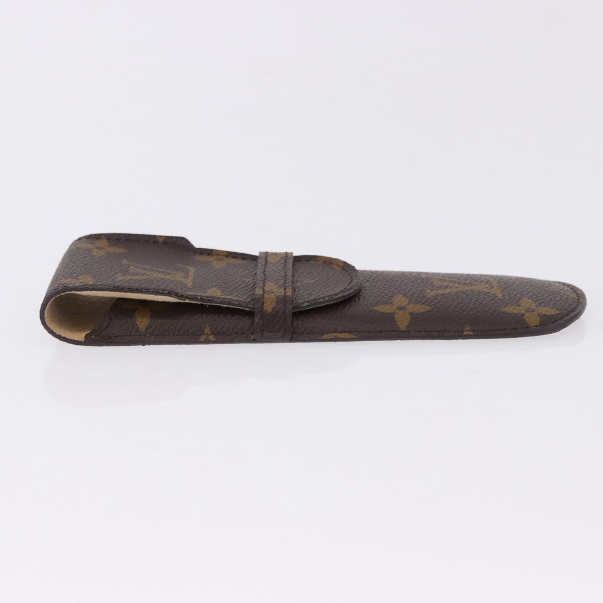 LOUIS VUITTON Monogram Etui Stylo Pen Case M62990 LV Auth BA14269
