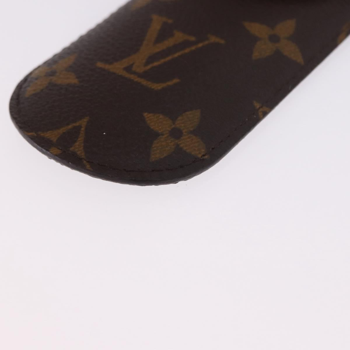 LOUIS VUITTON Monogram Etui Stylo Pen Case M62990 LV Auth BA14269