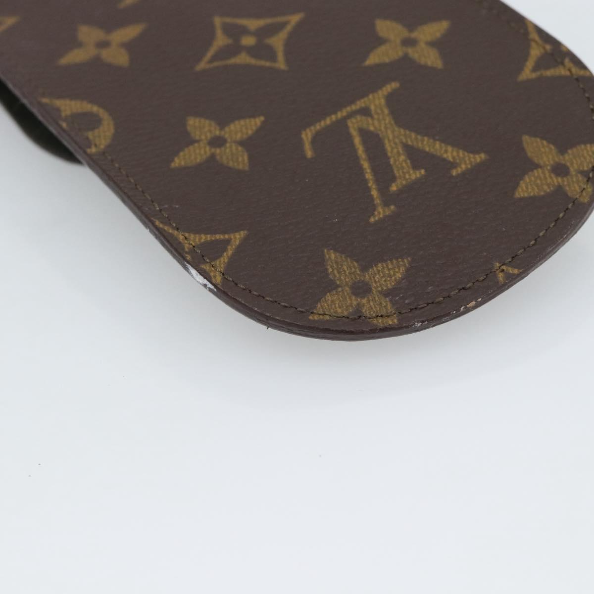 LOUIS VUITTON Monogram Etui a Lunettes Rabat Glasses Case M62970 LV Auth BA14270