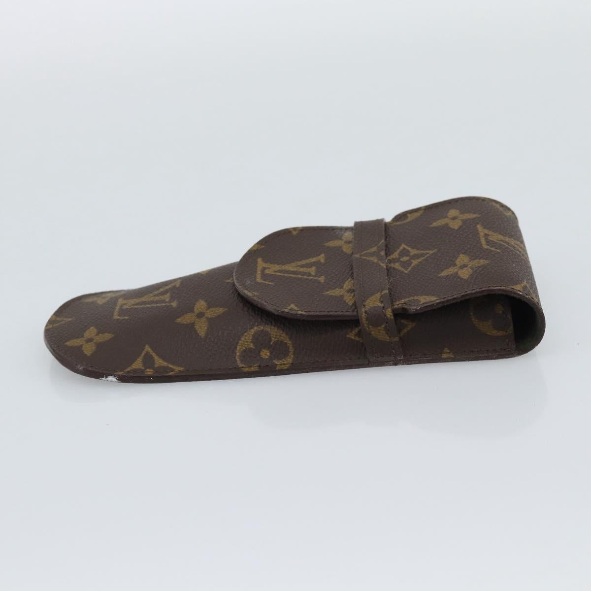 LOUIS VUITTON Monogram Etui a Lunettes Rabat Glasses Case M62970 LV Auth BA14270
