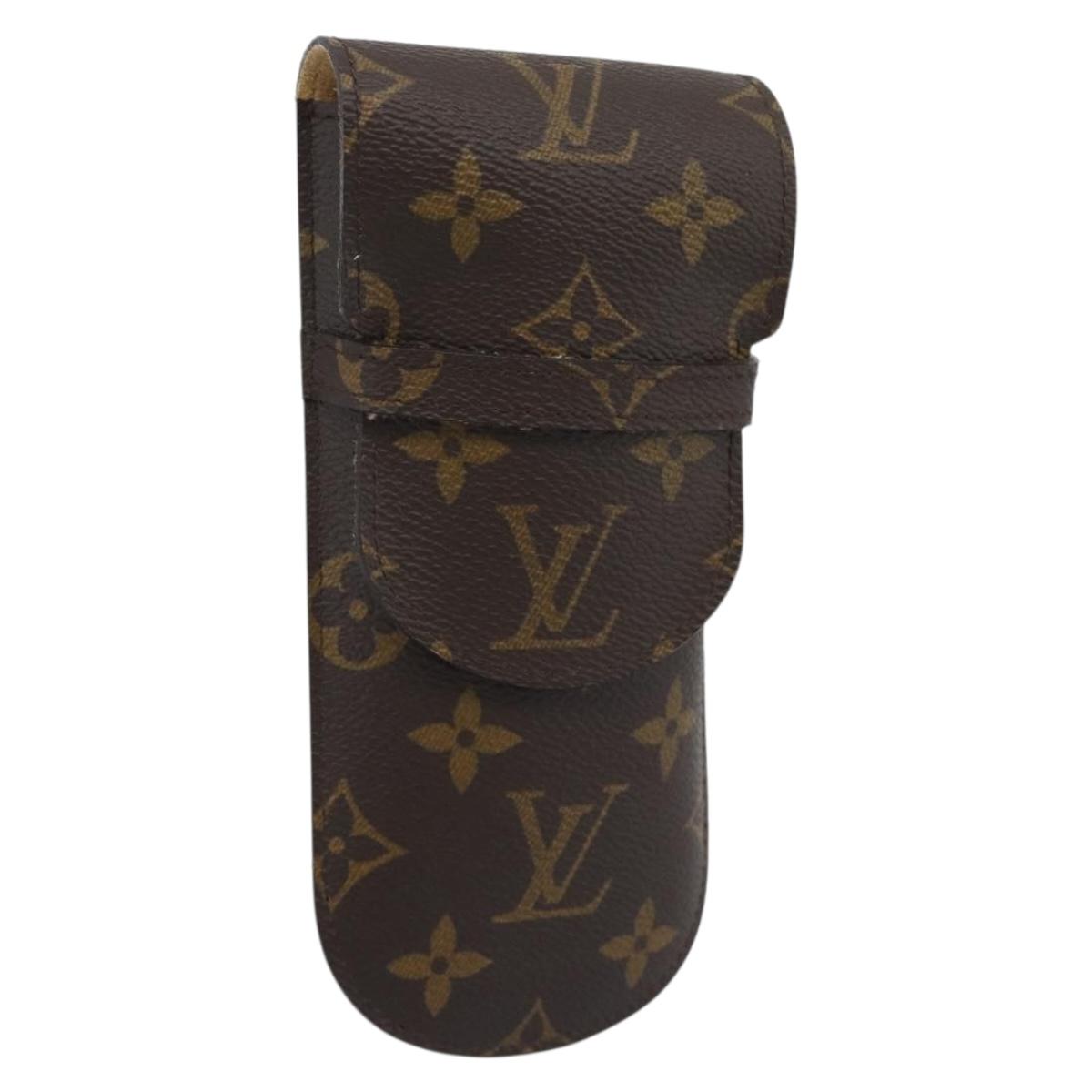 LOUIS VUITTON Monogram Etui a Lunettes Rabat Glasses Case M62970 LV Auth BA14271