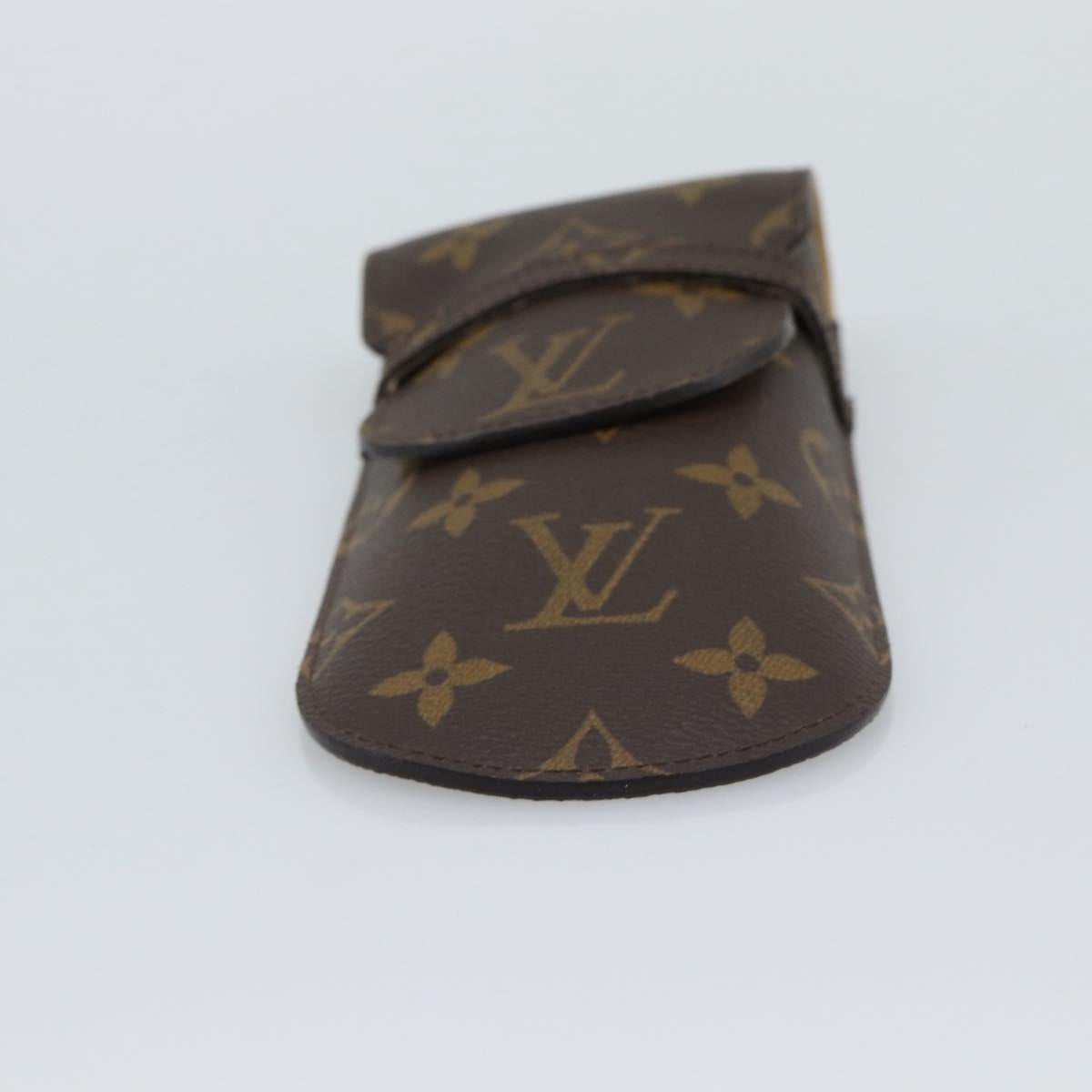 LOUIS VUITTON Monogram Etui a Lunettes Rabat Glasses Case M62970 LV Auth BA14271
