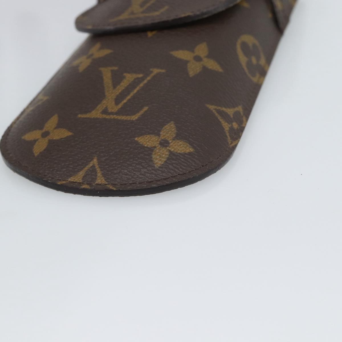 LOUIS VUITTON Monogram Etui a Lunettes Rabat Glasses Case M62970 LV Auth BA14271