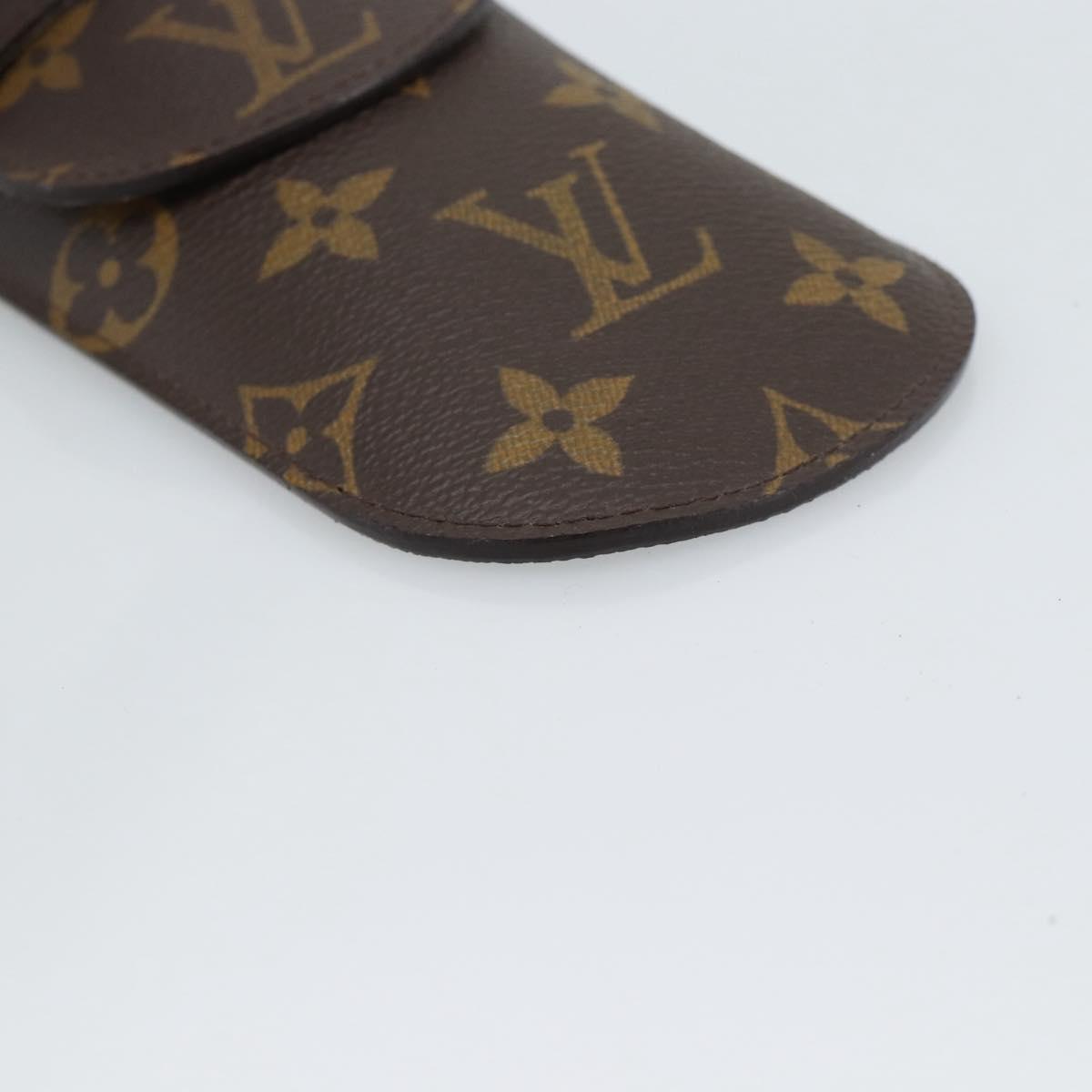 LOUIS VUITTON Monogram Etui a Lunettes Rabat Glasses Case M62970 LV Auth BA14271
