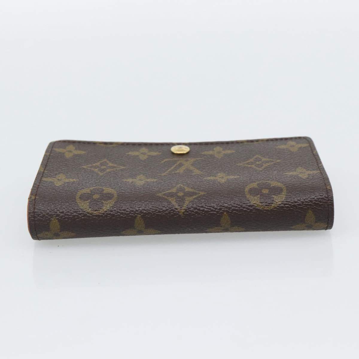 LOUIS VUITTON Monogram Porte Monnaie Billets Tresor Wallet M61730 Auth BA14272