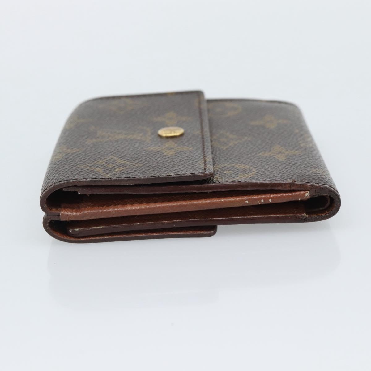 LOUIS VUITTON Monogram Porte Monnaie Bier Cartes Crdit M61652 LV Auth BA14273