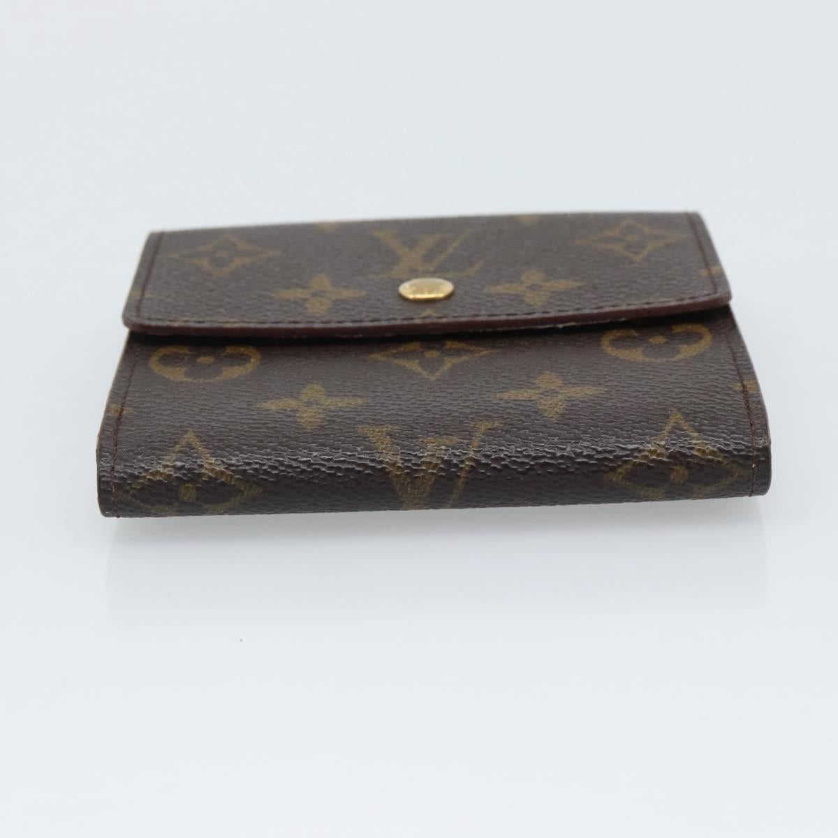 LOUIS VUITTON Monogram Porte Monnaie Bier Cartes Crdit M61652 LV Auth BA14273