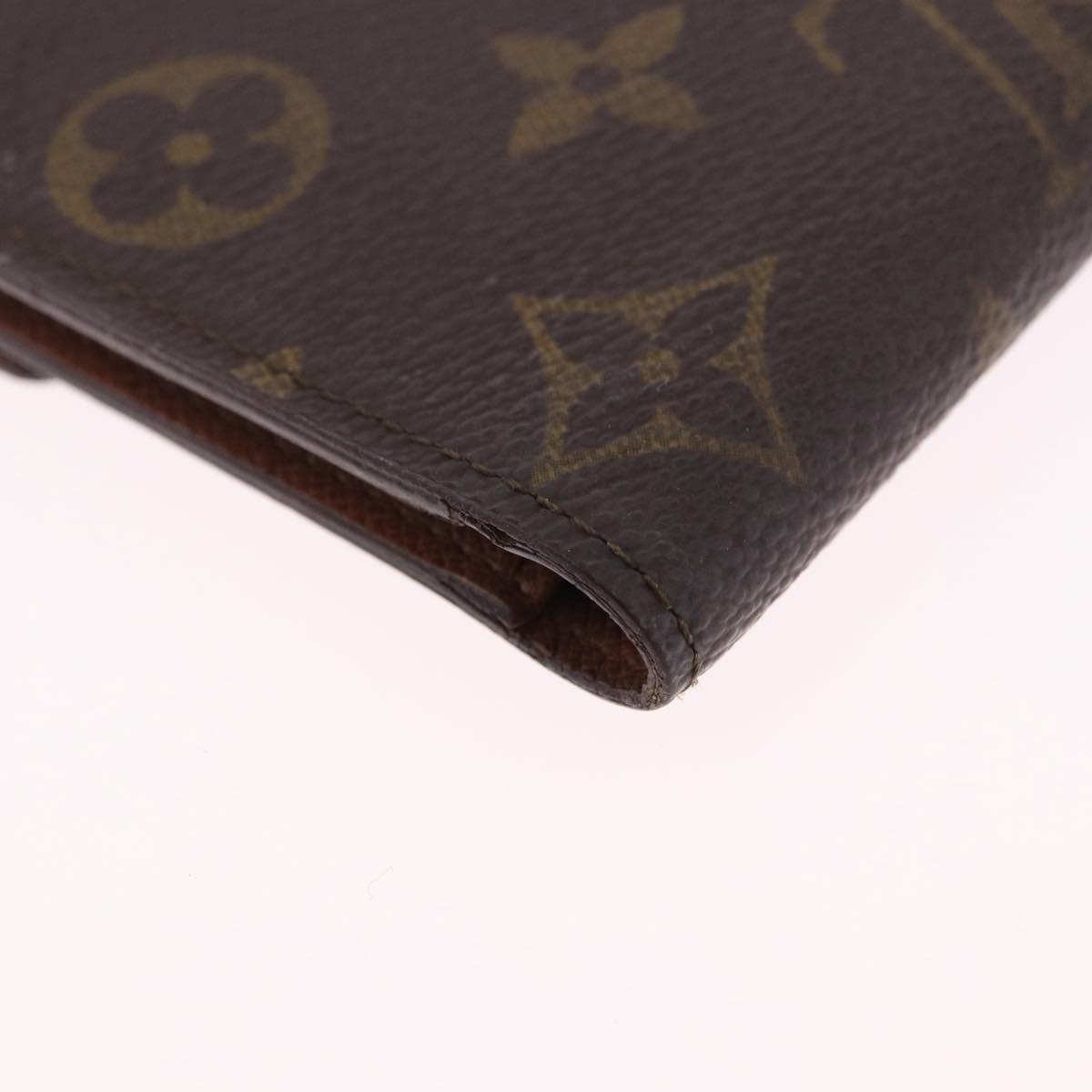 LOUIS VUITTON Monogram Pochette Passpole Trifold Wallet M60135 LV Auth BA14275