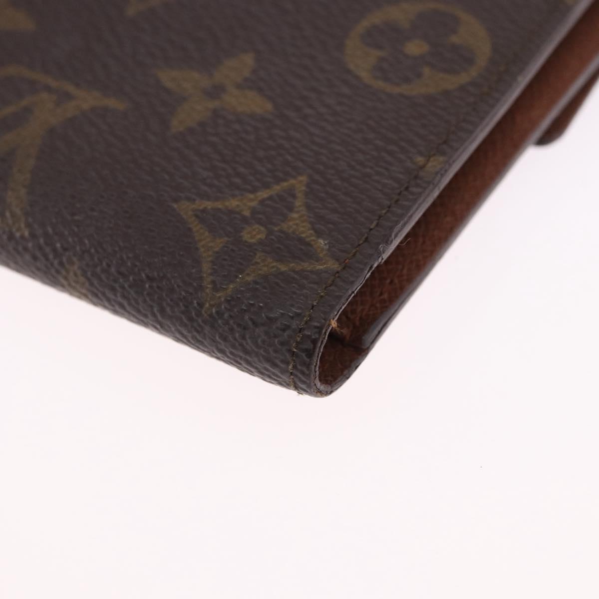 LOUIS VUITTON Monogram Pochette Passpole Trifold Wallet M60135 LV Auth BA14275