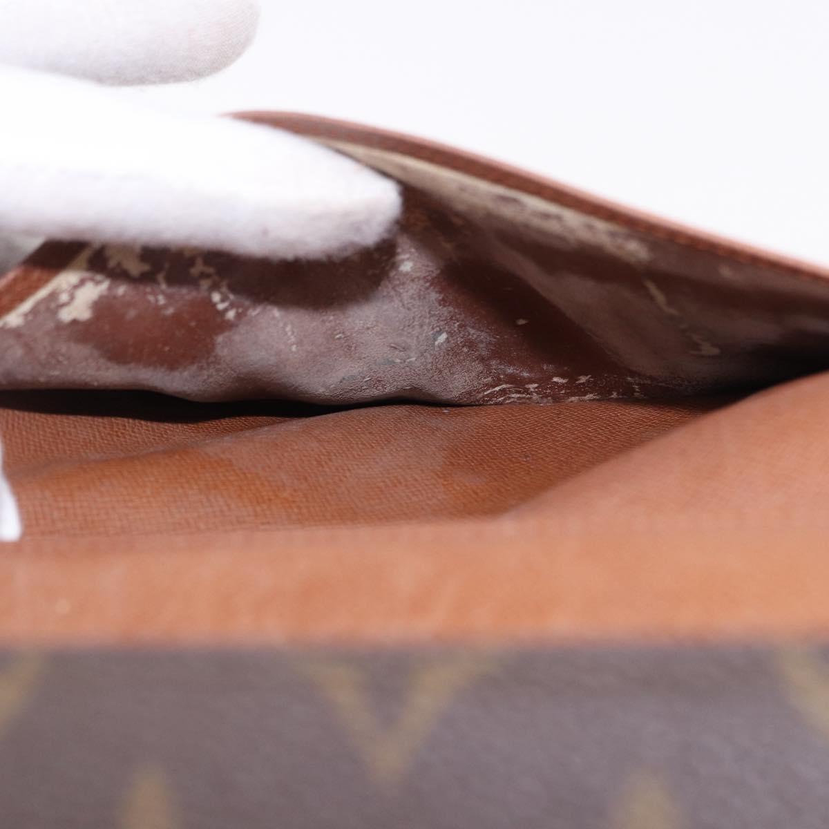 LOUIS VUITTON Monogram Pochette Passpole Trifold Wallet M60135 LV Auth BA14275