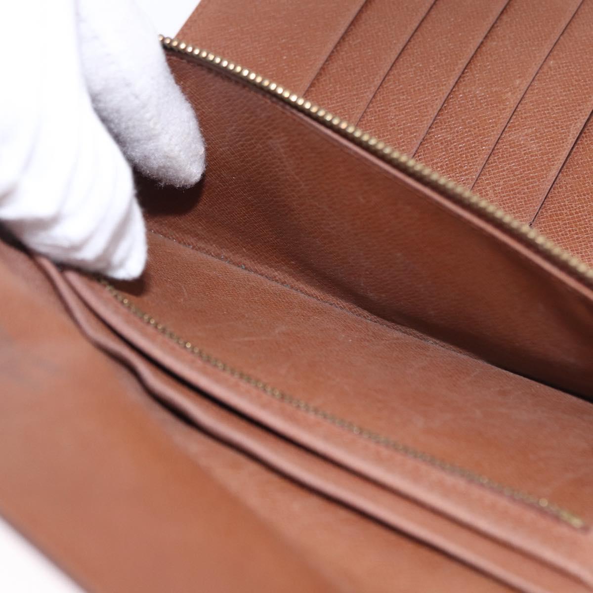 LOUIS VUITTON Monogram Pochette Passpole Trifold Wallet M60135 LV Auth BA14275