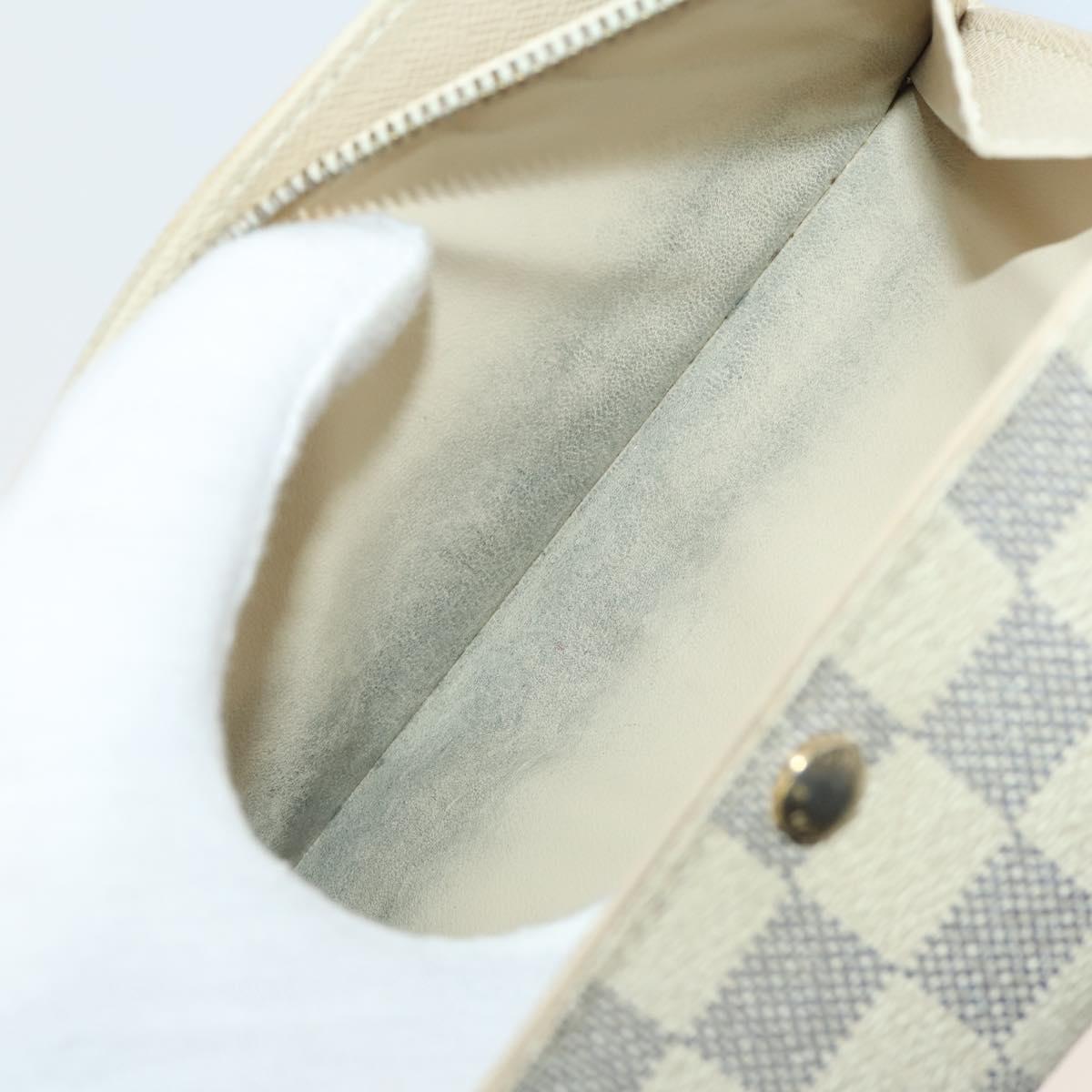 LOUIS VUITTON Monogram Damier Azur Wallet 5 Set LV Auth BA14277