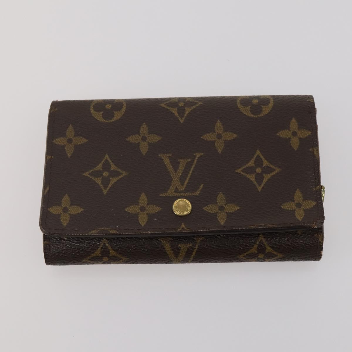 LOUIS VUITTON Monogram Damier Azur Wallet 5 Set LV Auth BA14278