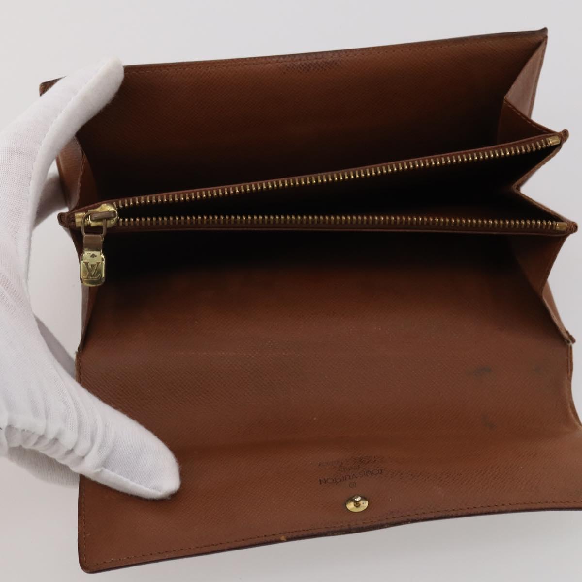 LOUIS VUITTON Monogram Damier Azur Wallet 5 Set LV Auth BA14278