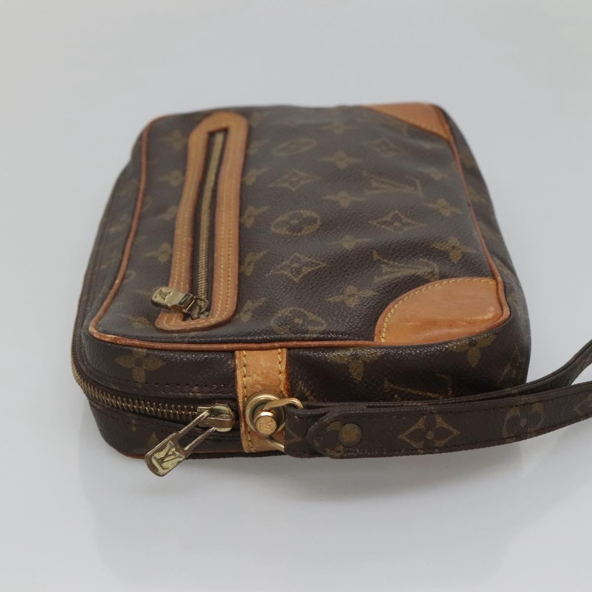 LOUIS VUITTON Monogram Marly Dragonne GM Clutch Bag M51825 LV Auth BA1429