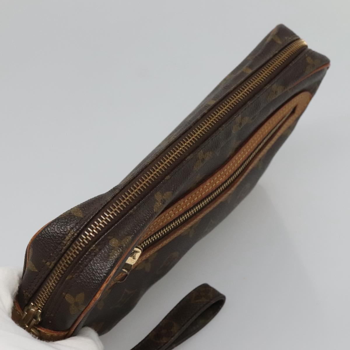 LOUIS VUITTON Monogram Marly Dragonne GM Clutch Bag M51825 LV Auth BA1429