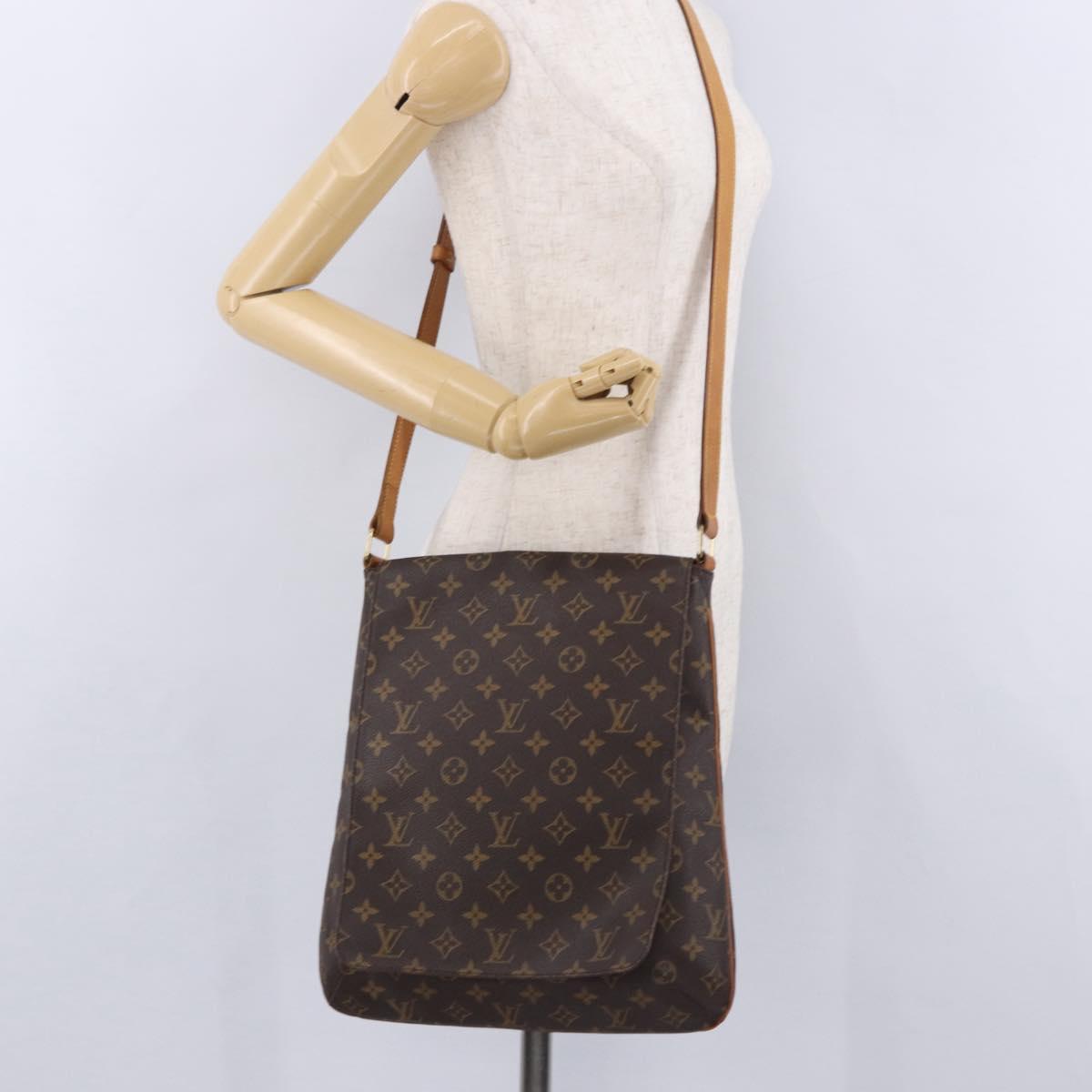 LOUIS VUITTON Monogram Musette Shoulder Bag M51256 LV Auth BA14301