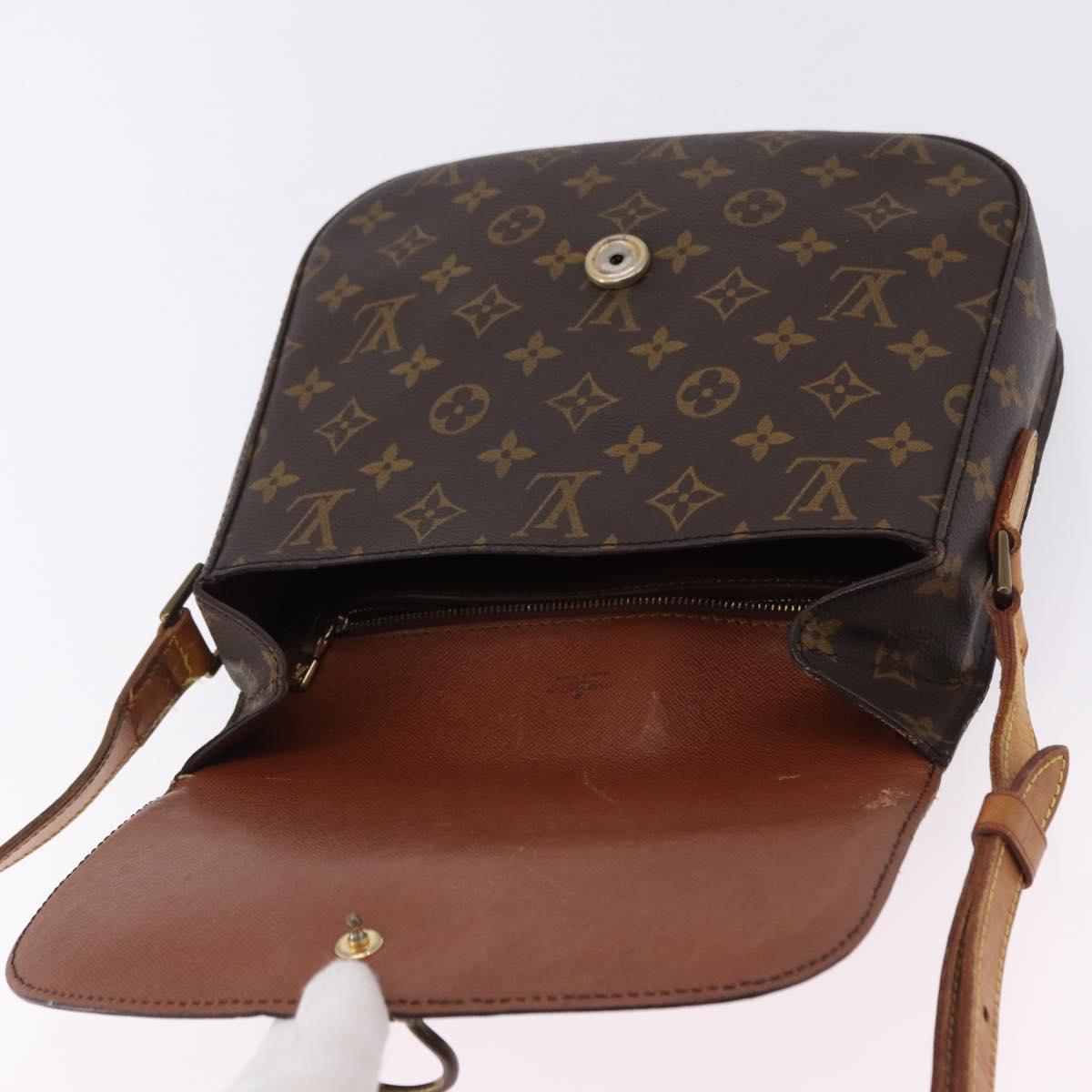 LOUIS VUITTON Monogram Saint Cloud GM Shoulder Bag M51242 LV Auth BA14303