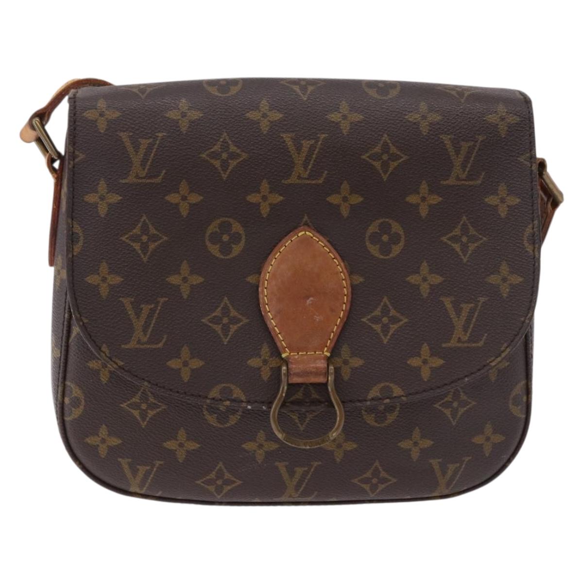 LOUIS VUITTON Monogram Saint Cloud GM Shoulder Bag M51242 LV Auth BA14303