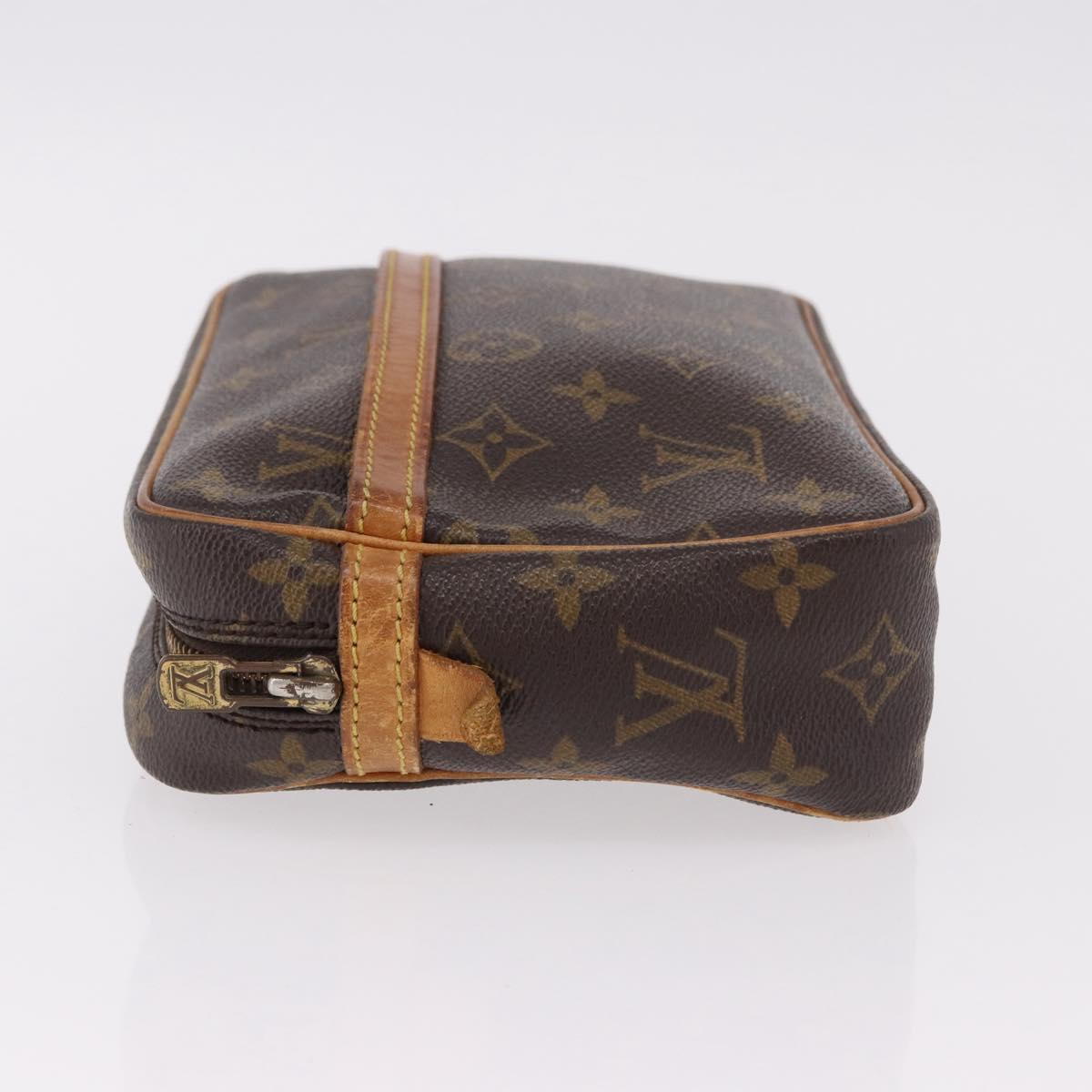 LOUIS VUITTON Monogram Compiegne 23 Clutch Bag M51847 LV Auth BA14308