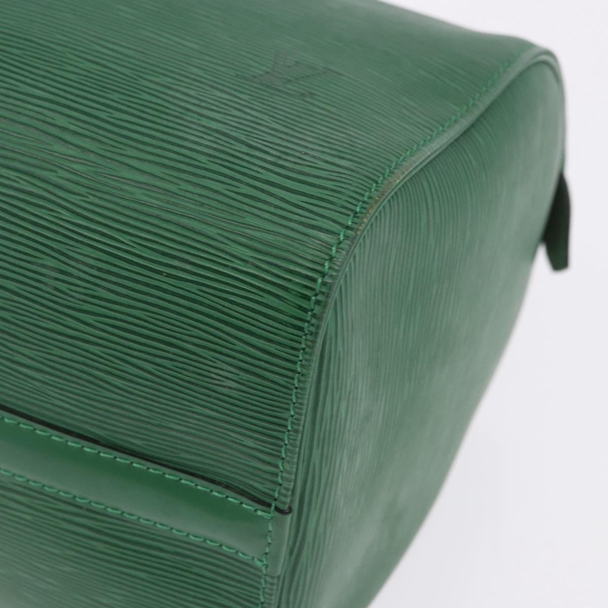 LOUIS VUITTON Epi Speedy 30 Hand Bag Borneo Green M43004 LV Auth BA14310A