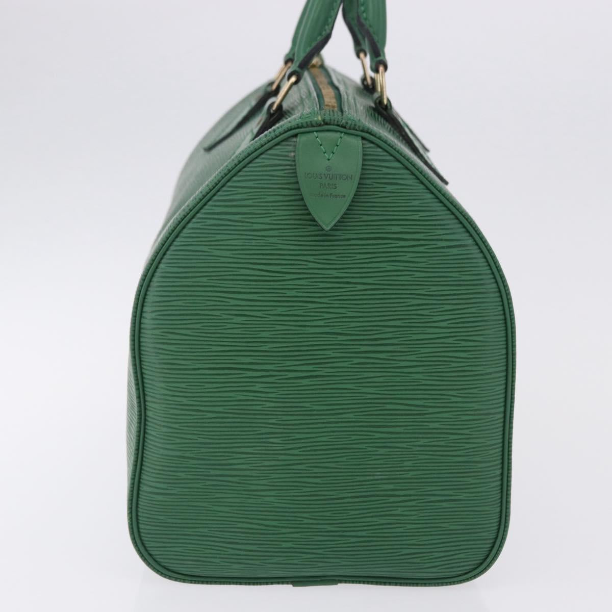 LOUIS VUITTON Epi Speedy 30 Hand Bag Borneo Green M43004 LV Auth BA14310A