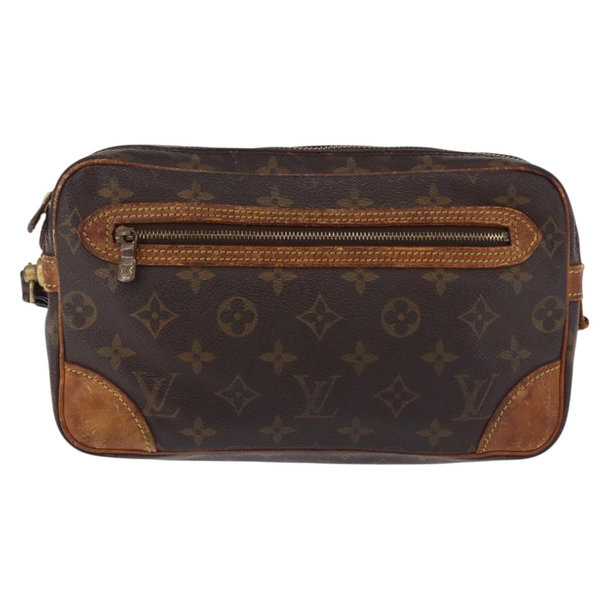 LOUIS VUITTON Monogram Marly Dragonne GM Clutch Bag M51825 LV Auth BA14312
