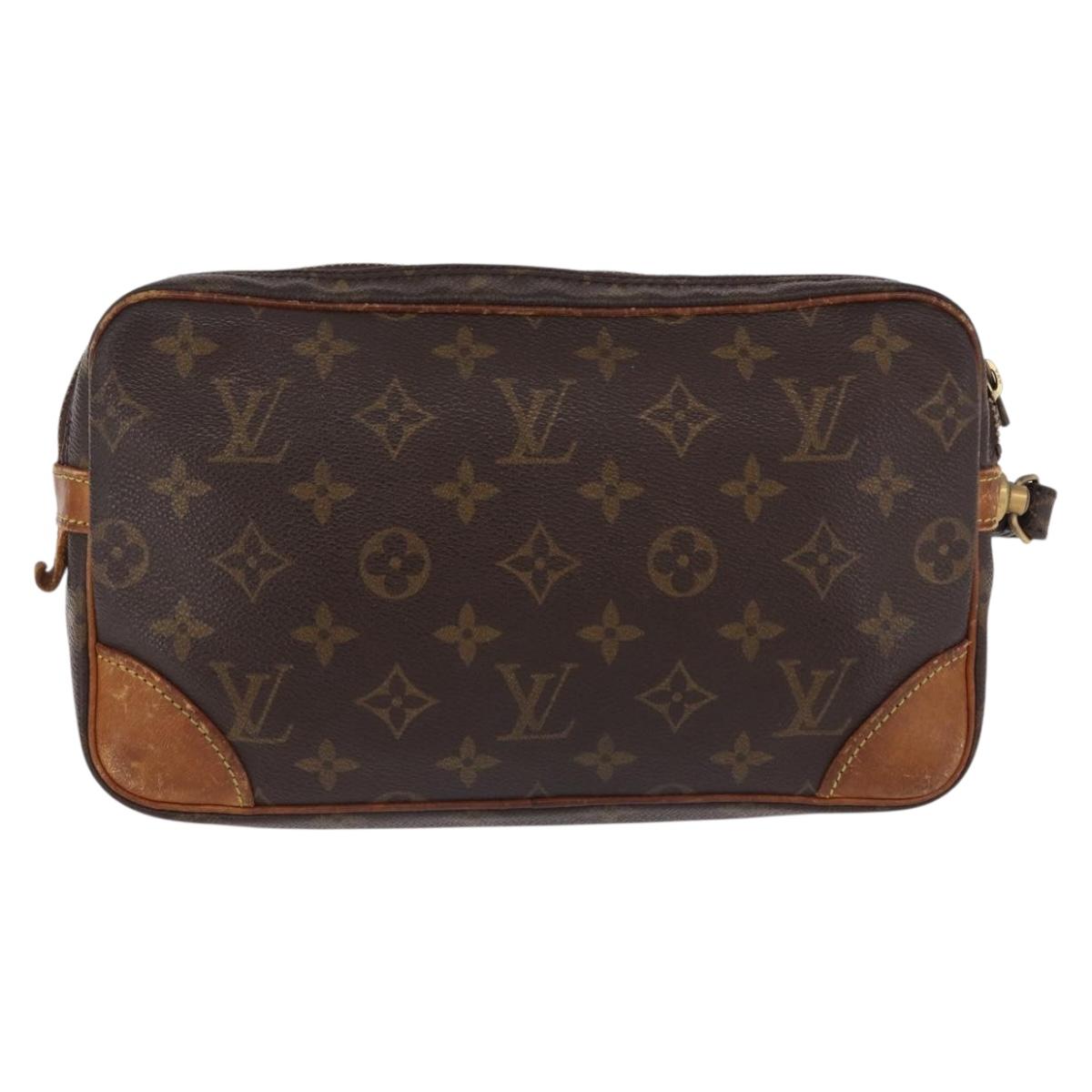 LOUIS VUITTON Monogram Marly Dragonne GM Clutch Bag M51825 LV Auth BA14312