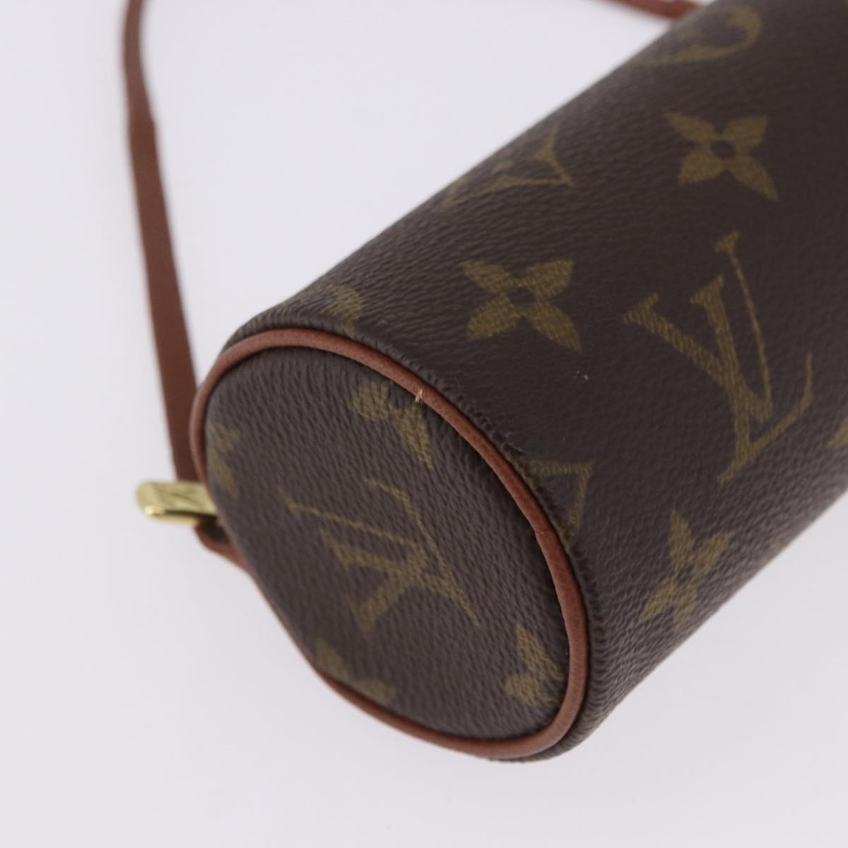 LOUIS VUITTON Monogram Papillon Pouch LV Auth BA14314