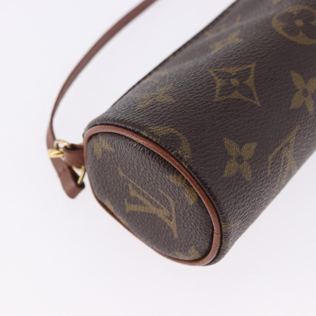 LOUIS VUITTON Monogram Papillon Pouch LV Auth BA14315