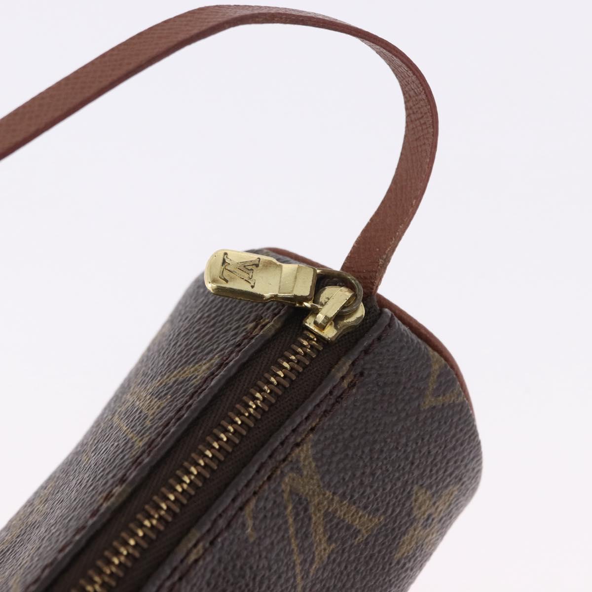LOUIS VUITTON Monogram Papillon Pouch LV Auth BA14315
