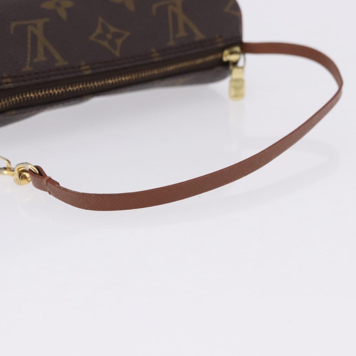 LOUIS VUITTON Monogram Papillon Pouch LV Auth BA14315