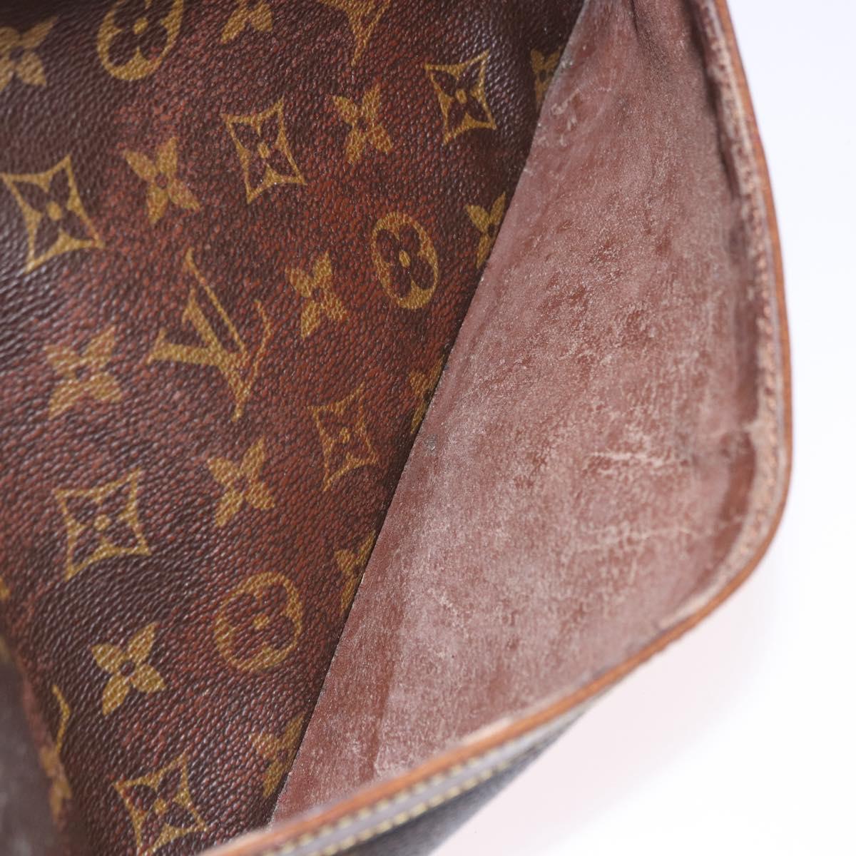 LOUIS VUITTON Monogram Compiegne 28 Clutch Bag M51845 LV Auth BA14316