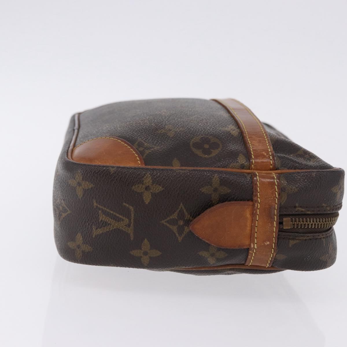 LOUIS VUITTON Monogram Compiegne 28 Clutch Bag M51845 LV Auth BA14316