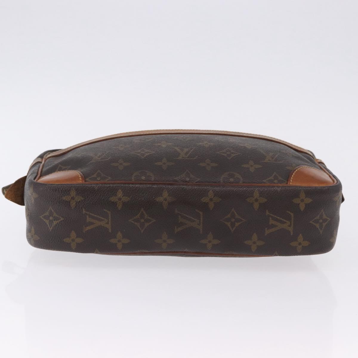 LOUIS VUITTON Monogram Compiegne 28 Clutch Bag M51845 LV Auth BA14316