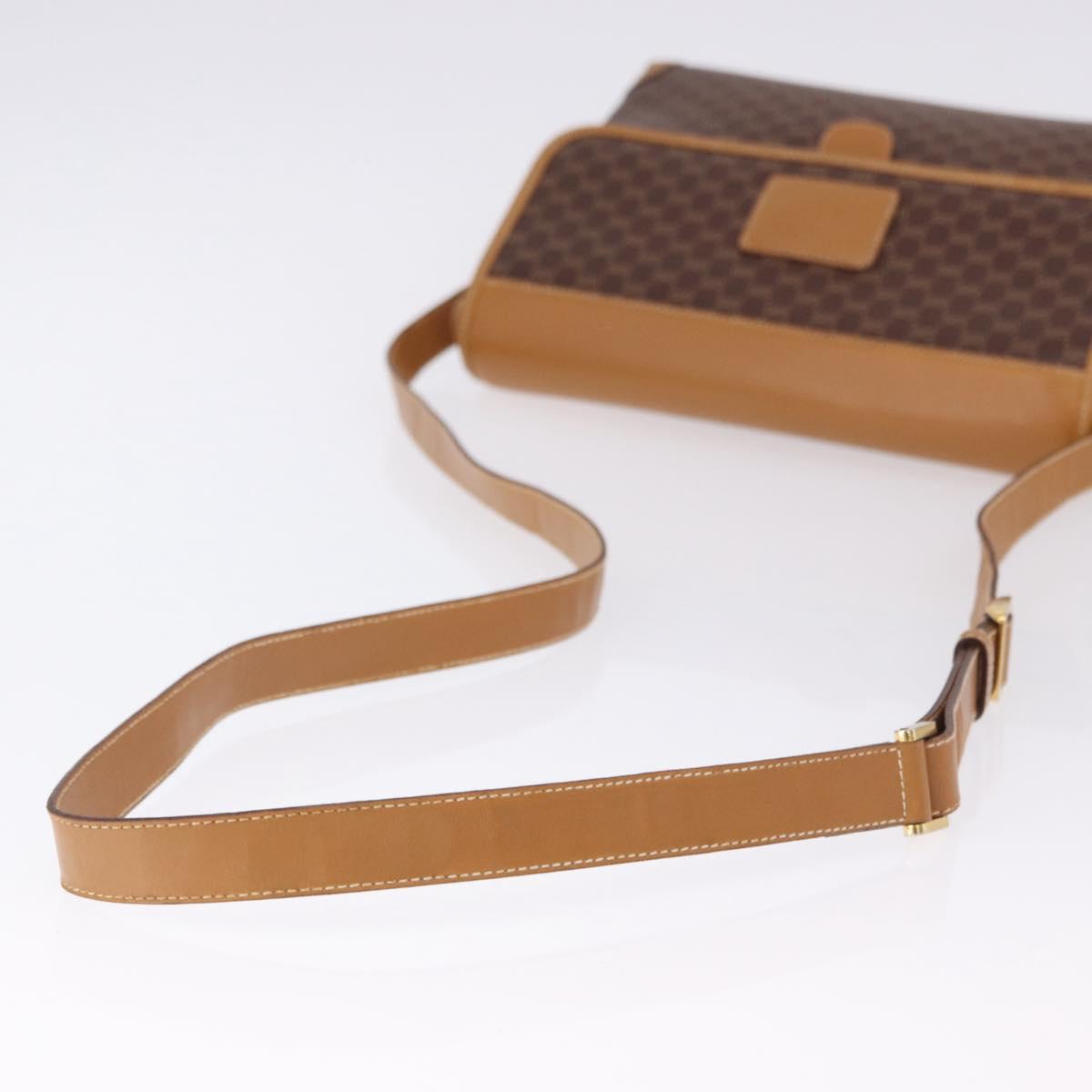 GUCCI Micro GG Supreme Shoulder Bag PVC Brown Gold 001 261 0688 Auth BA14319A