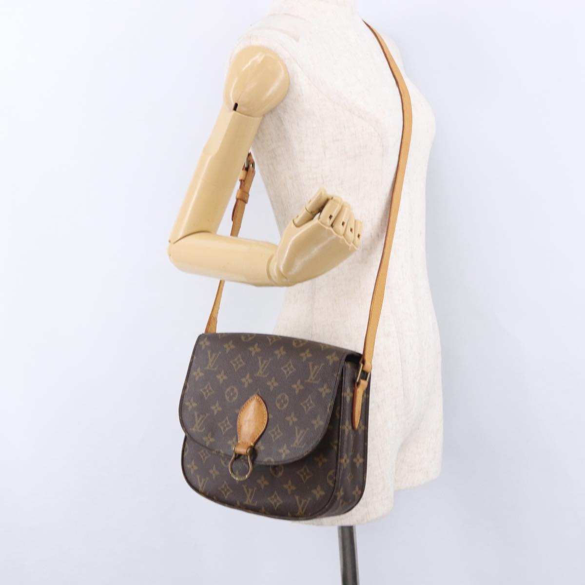 LOUIS VUITTON Monogram Saint Cloud GM Shoulder Bag M51242 LV Auth BA14321