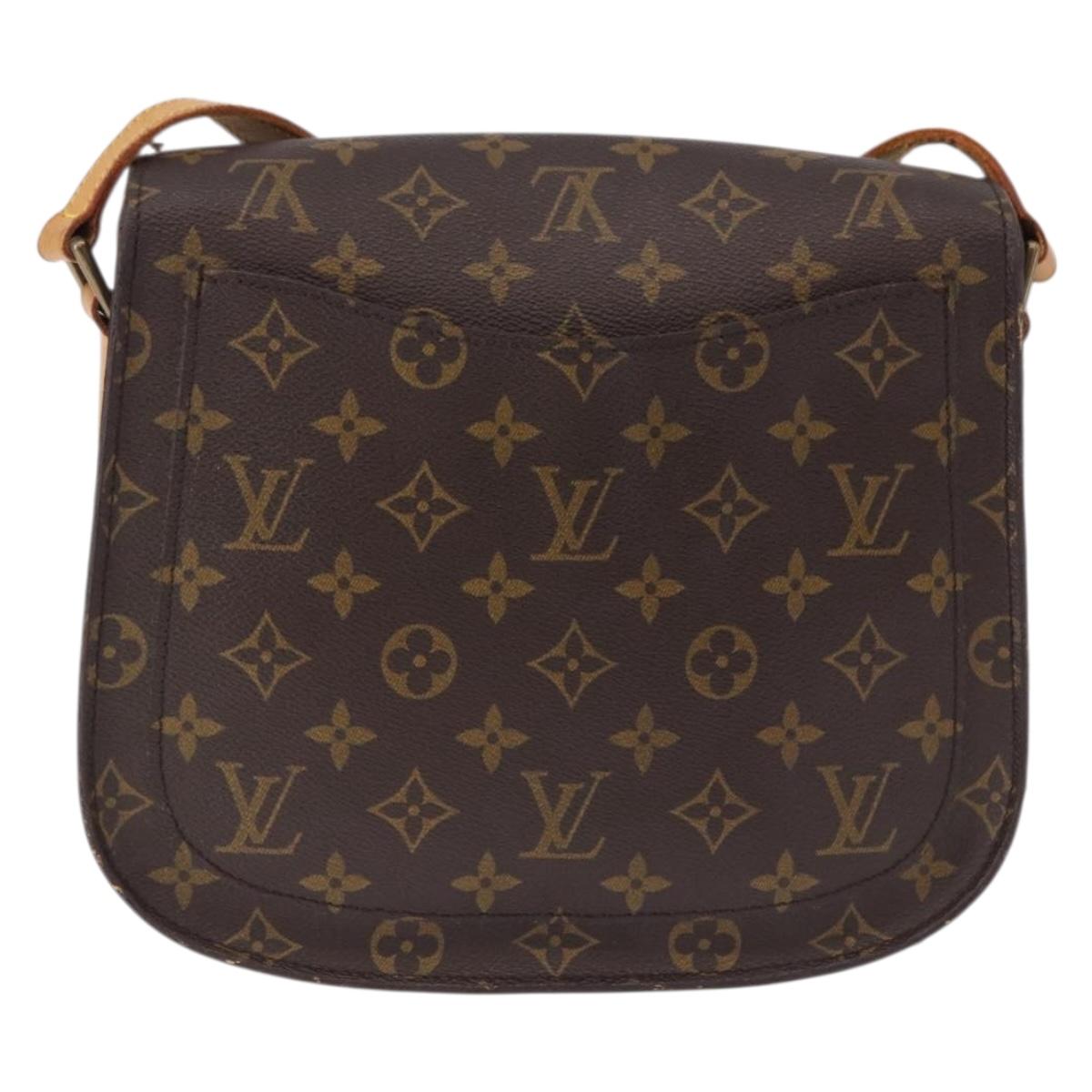 LOUIS VUITTON Monogram Saint Cloud GM Shoulder Bag M51242 LV Auth BA14321