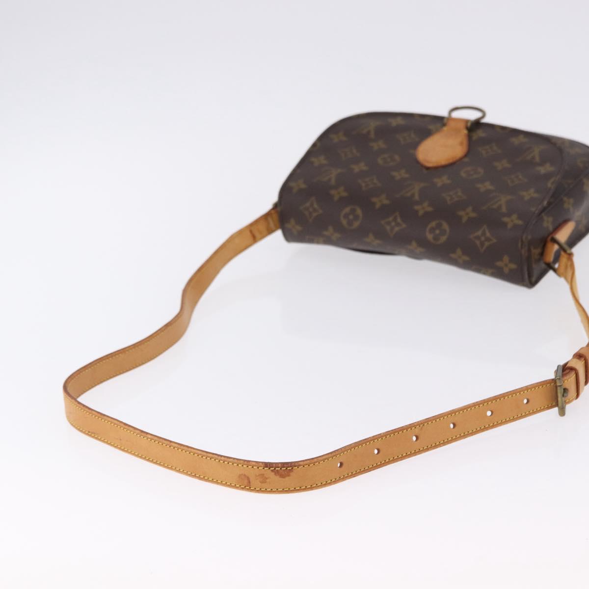 LOUIS VUITTON Monogram Saint Cloud GM Shoulder Bag M51242 LV Auth BA14321