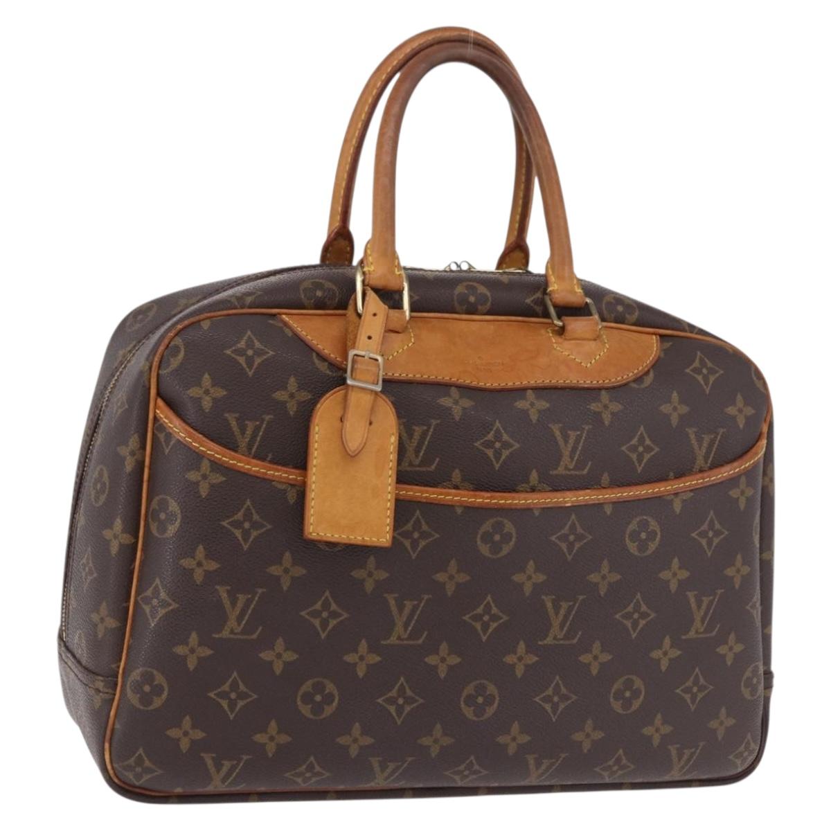 LOUIS VUITTON Monogram Deauville Hand Bag M47270 LV Auth BA14324