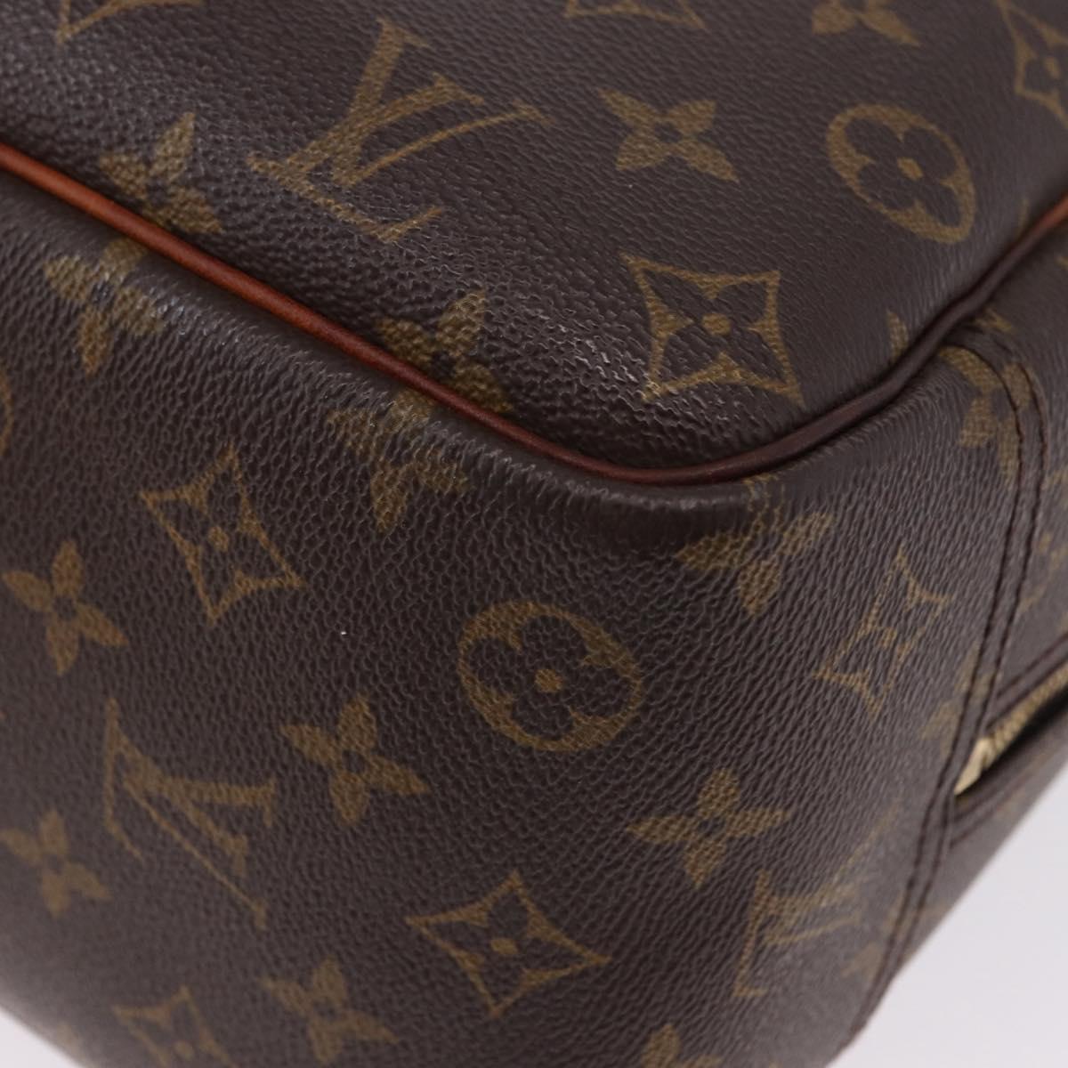 LOUIS VUITTON Monogram Deauville Hand Bag M47270 LV Auth BA14324