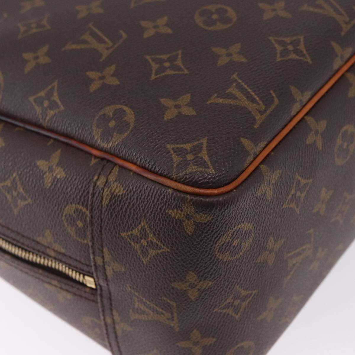 LOUIS VUITTON Monogram Deauville Hand Bag M47270 LV Auth BA14324
