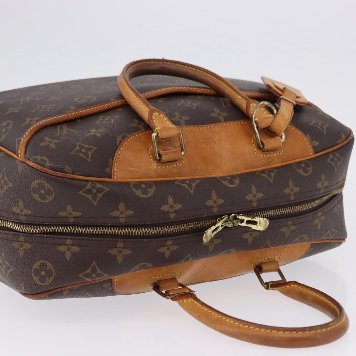 LOUIS VUITTON Monogram Deauville Hand Bag M47270 LV Auth BA14324