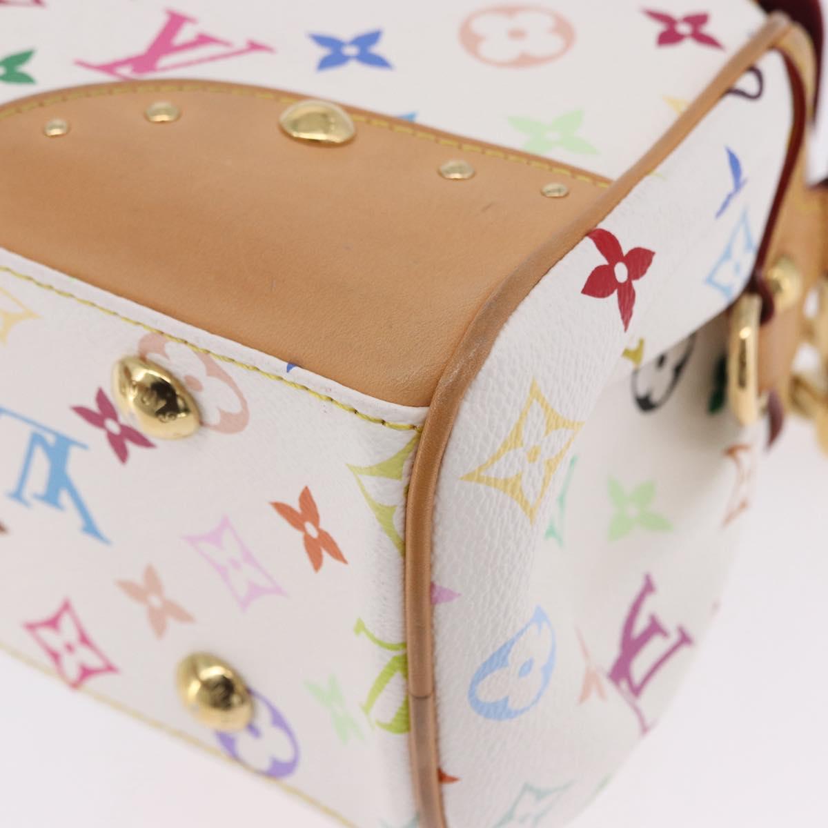 LOUIS VUITTON Monogram Multicolor Beverly MM Bag White M40203 LV Auth BA14326SV