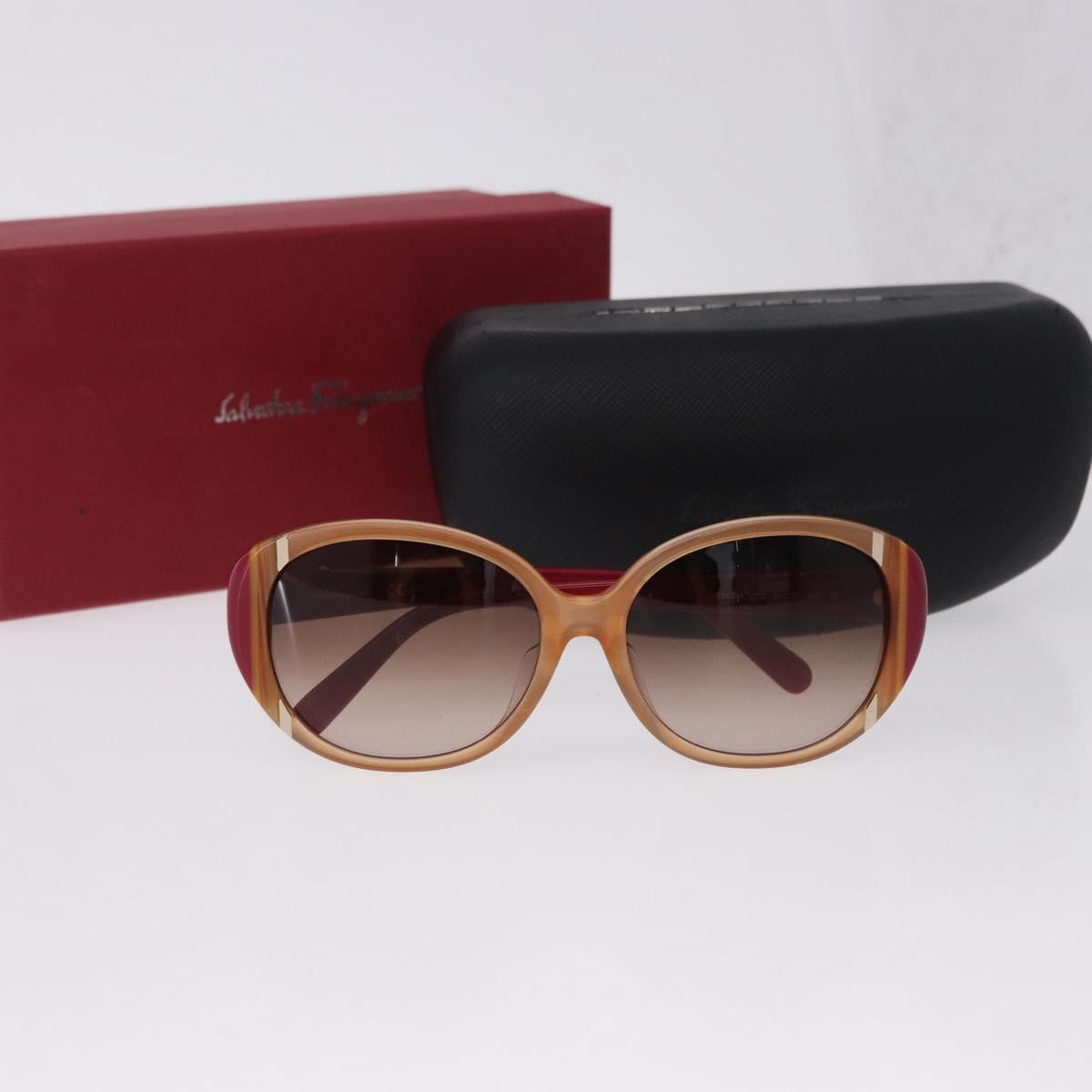 Salvatore Ferragamo Sunglasses plastic Pink Auth BA14332