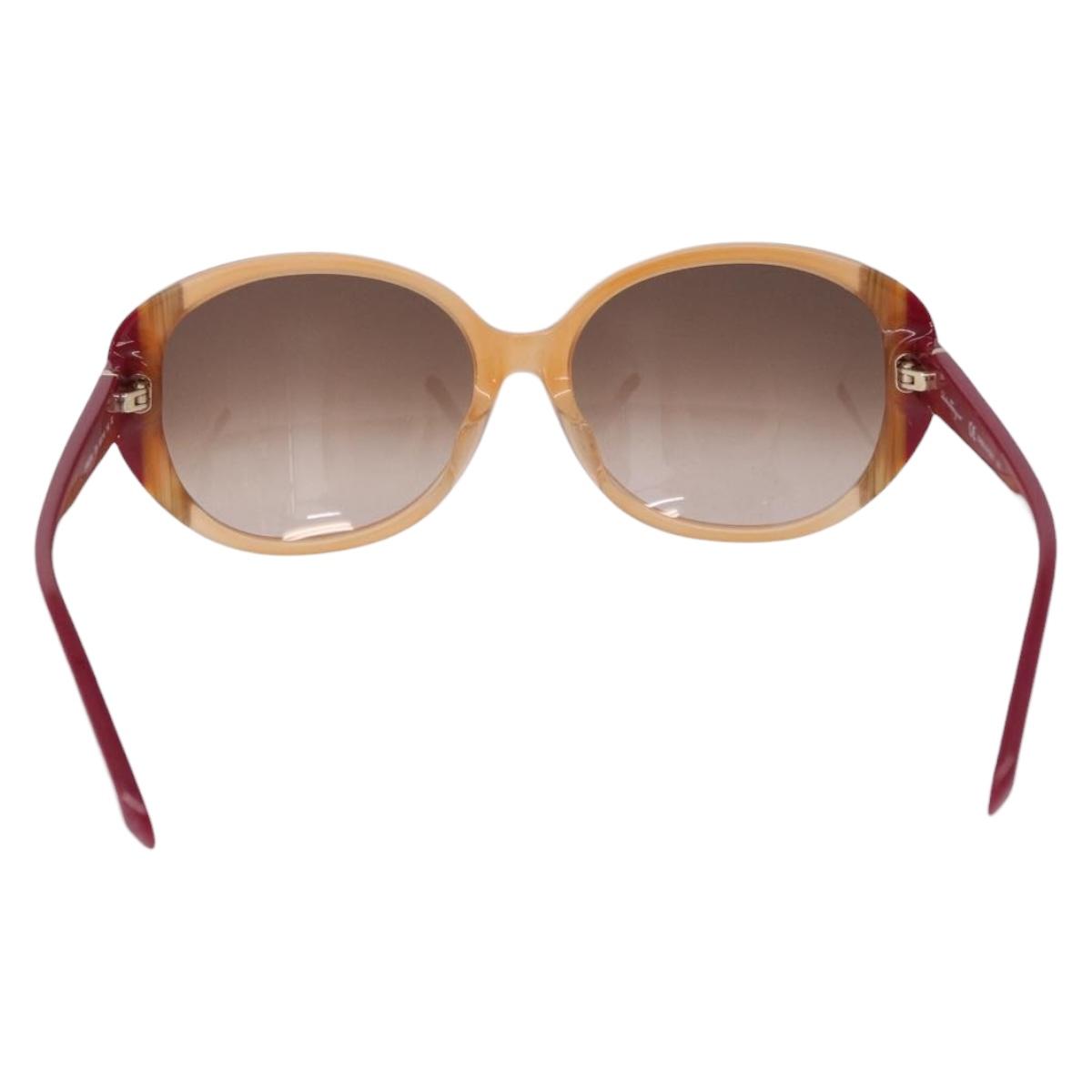 Salvatore Ferragamo Sunglasses plastic Pink Auth BA14332