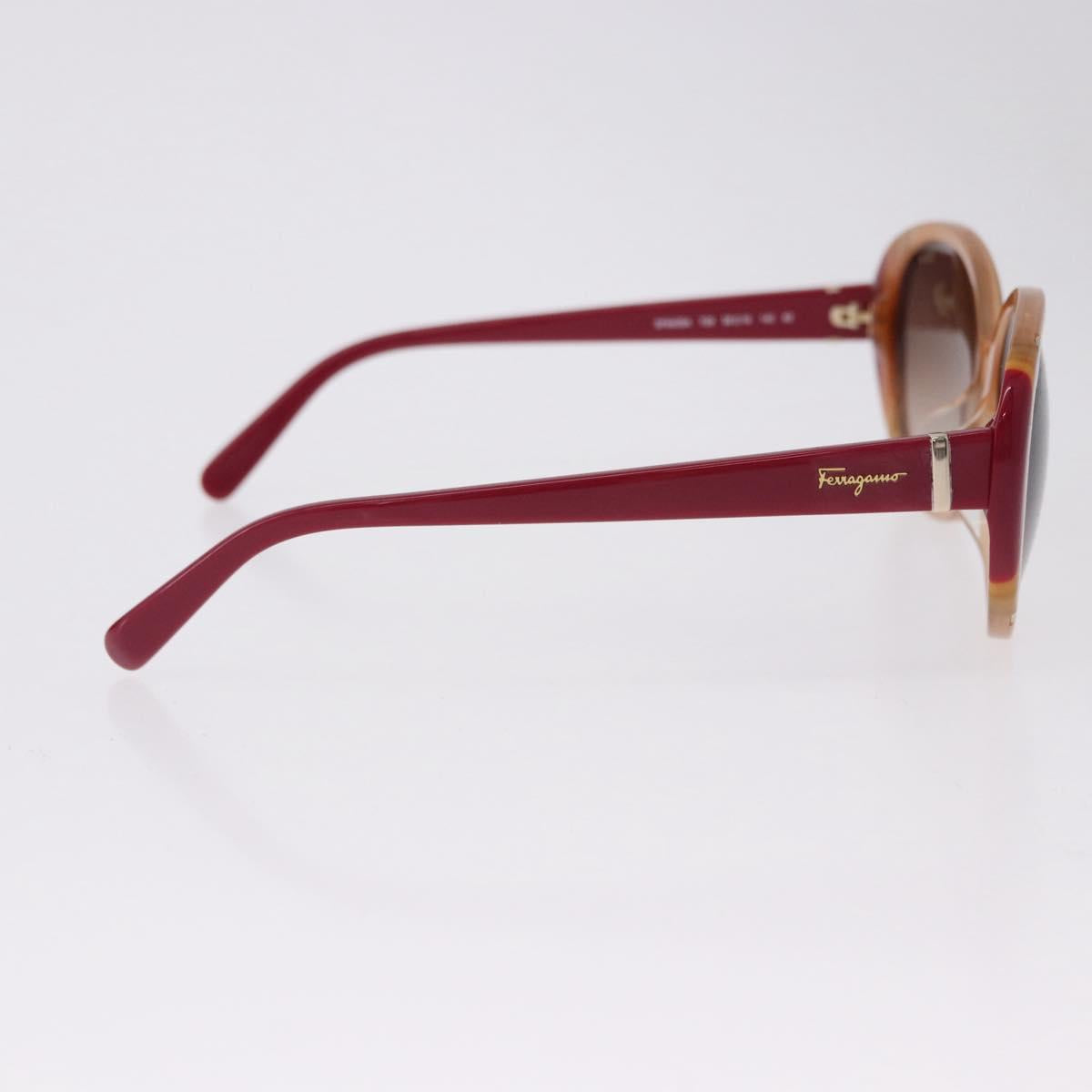 Salvatore Ferragamo Sunglasses plastic Pink Auth BA14332