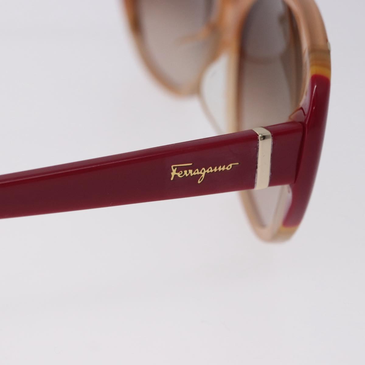 Salvatore Ferragamo Sunglasses plastic Pink Auth BA14332